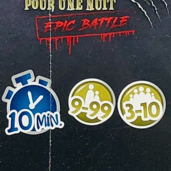 Loup Garou pour une Nuit - Epic Battle French Game New Sealed For Age 9+ - Picture 12 of 12